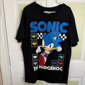 Sonic the Hedgehog Black T-Shirt